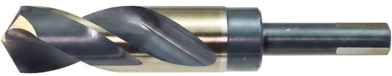 WALTER Drillco Nitro� Series 1000N 5/8 WALTER Drillco Nitro� Series 1000N 5/8" X 6" X 1/2" 3-Flat Shank Black & Gold Coated S&D Drill Bit