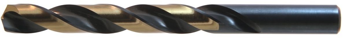 WALTER Drillco Nitro� Series 400N 13/32 WALTER Drillco Nitro� Series 400N 13/32" X 5.25" X 13/32" Straight Shank Black & Gold Coated Jobber Length Drill Bit