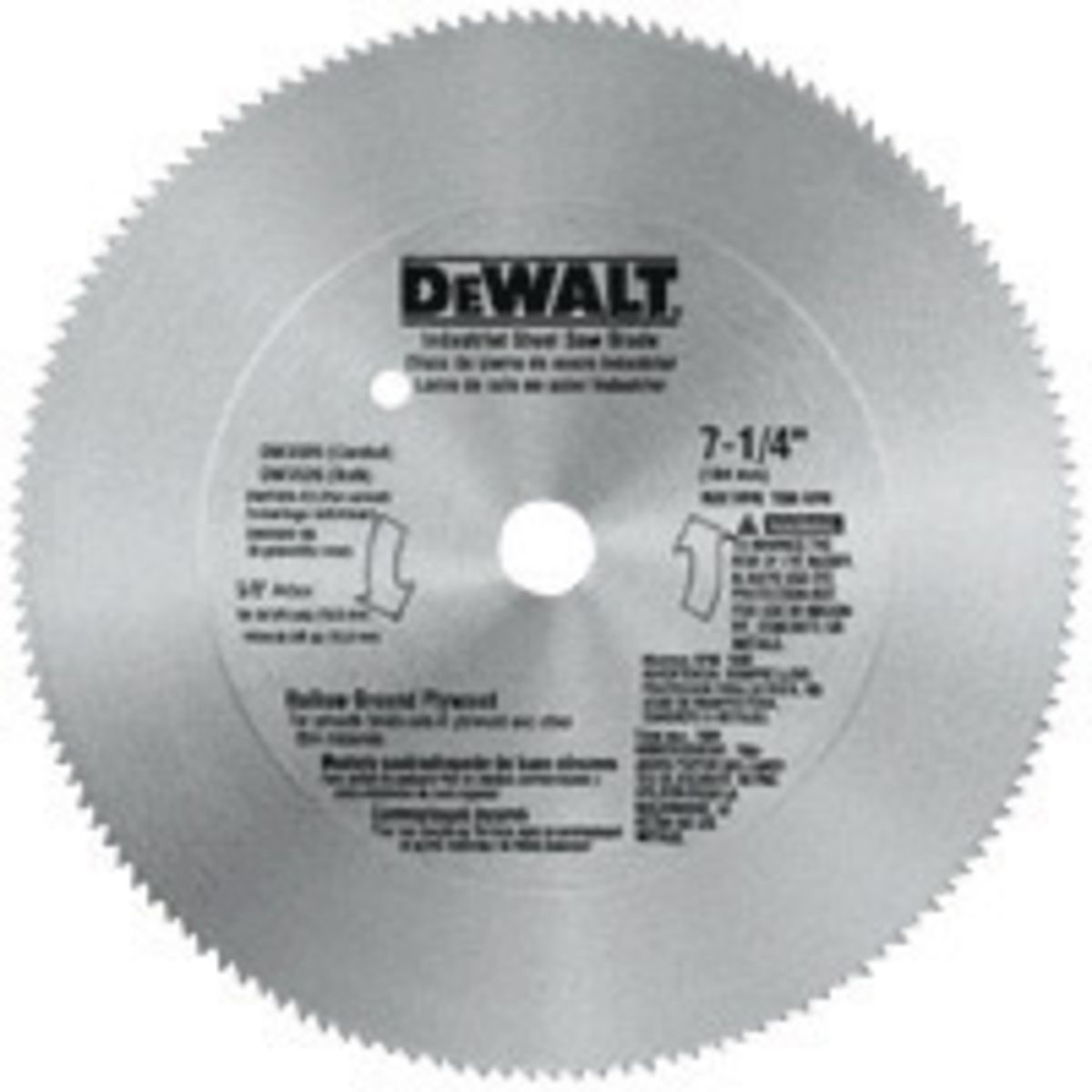 DEWALT� 7 1/4 DEWALT� 7 1/4" 40 Teeth Series 20� Steel Circular Saw Blade