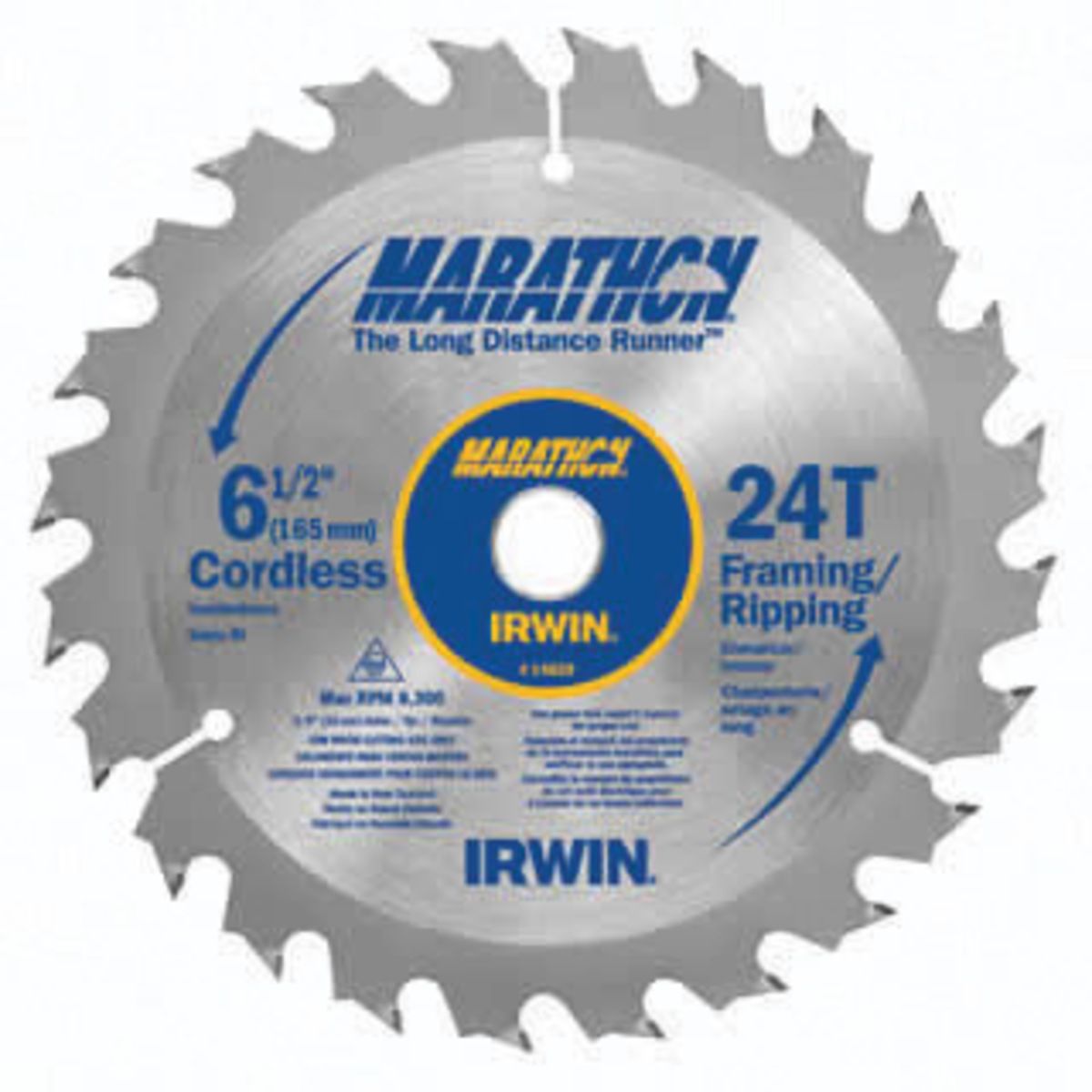 IRWIN� 6 1/2" 40 Teeth Vise-Grip�/Marathon� Carbide Tipped Circular Saw Blade