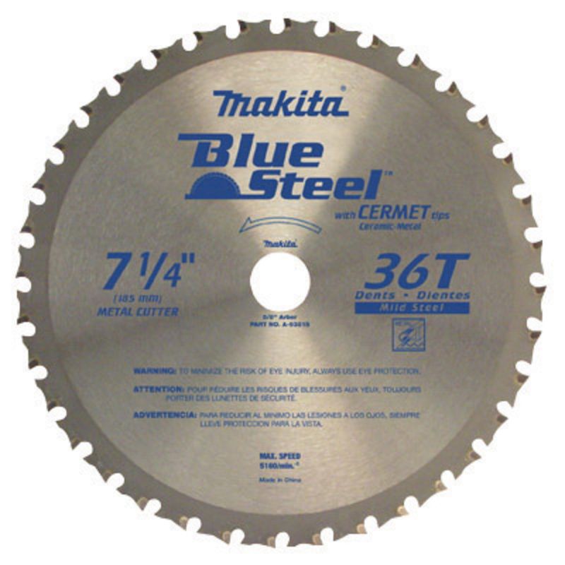 Makita� 7.25" Cermet Tipped Metal Cutting Saw Blade 36 Teeth