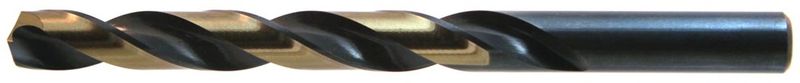 WALTER Drillco Nitro� Series 400N 11/32 WALTER Drillco Nitro� Series 400N 11/32" X 4.75" X 11/32" Straight Shank Black & Gold Coated Jobber Length Drill Bit