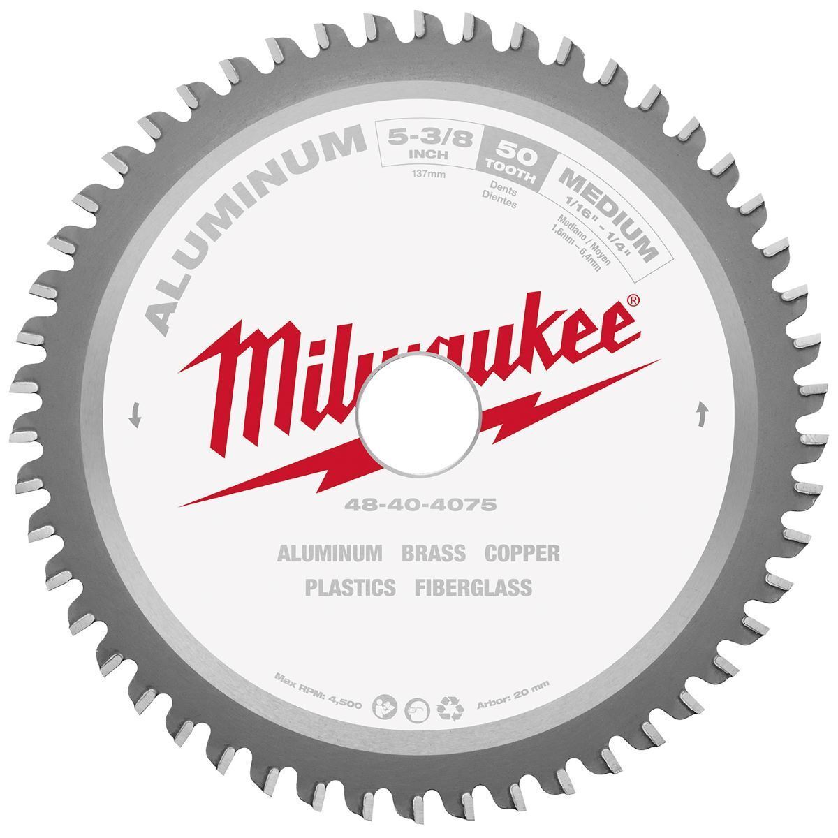 Milwaukee� 5 3/8 Milwaukee� 5 3/8" 36 Teeth Carbide Circular Saw Blade