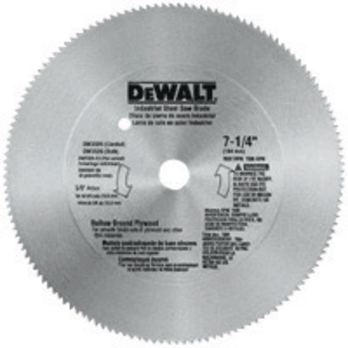 DEWALT� 7 1/4 DEWALT� 7 1/4" 68 Teeth Series 20� Steel Circular Saw Blade