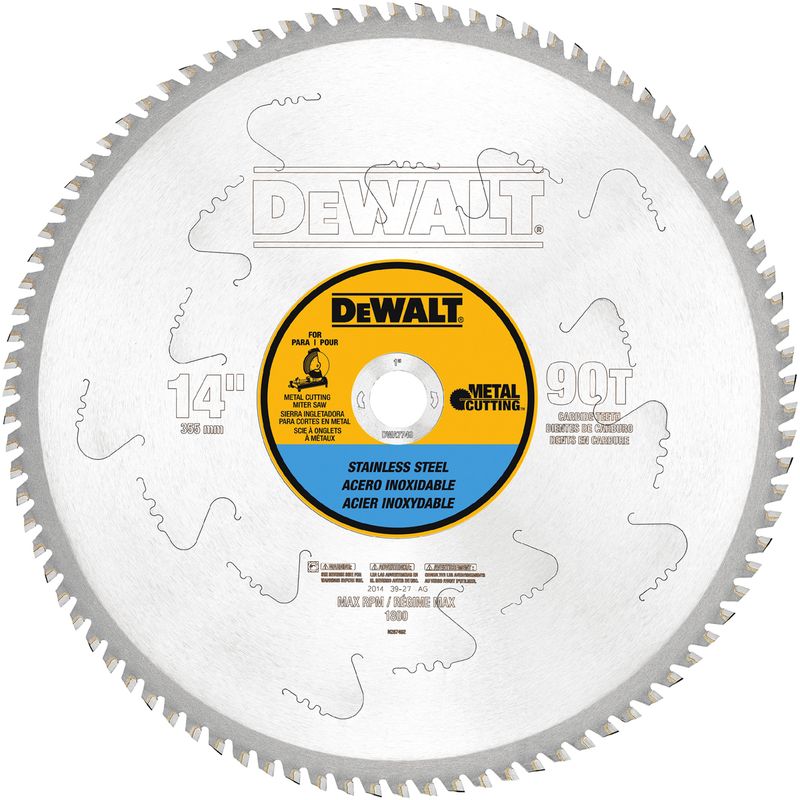 DEWALT� 14" 90 Teeth DEWALT� Carbide Circular Saw Blade