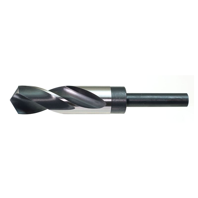 WALTER Drillco Nitro Series 1000A 11/16 WALTER Drillco Nitro Series 1000A 11/16" X 6" Bright And Black HSS S&D Drill Bit With 1/2" Reduced Shank And 3" Spiral Flute
