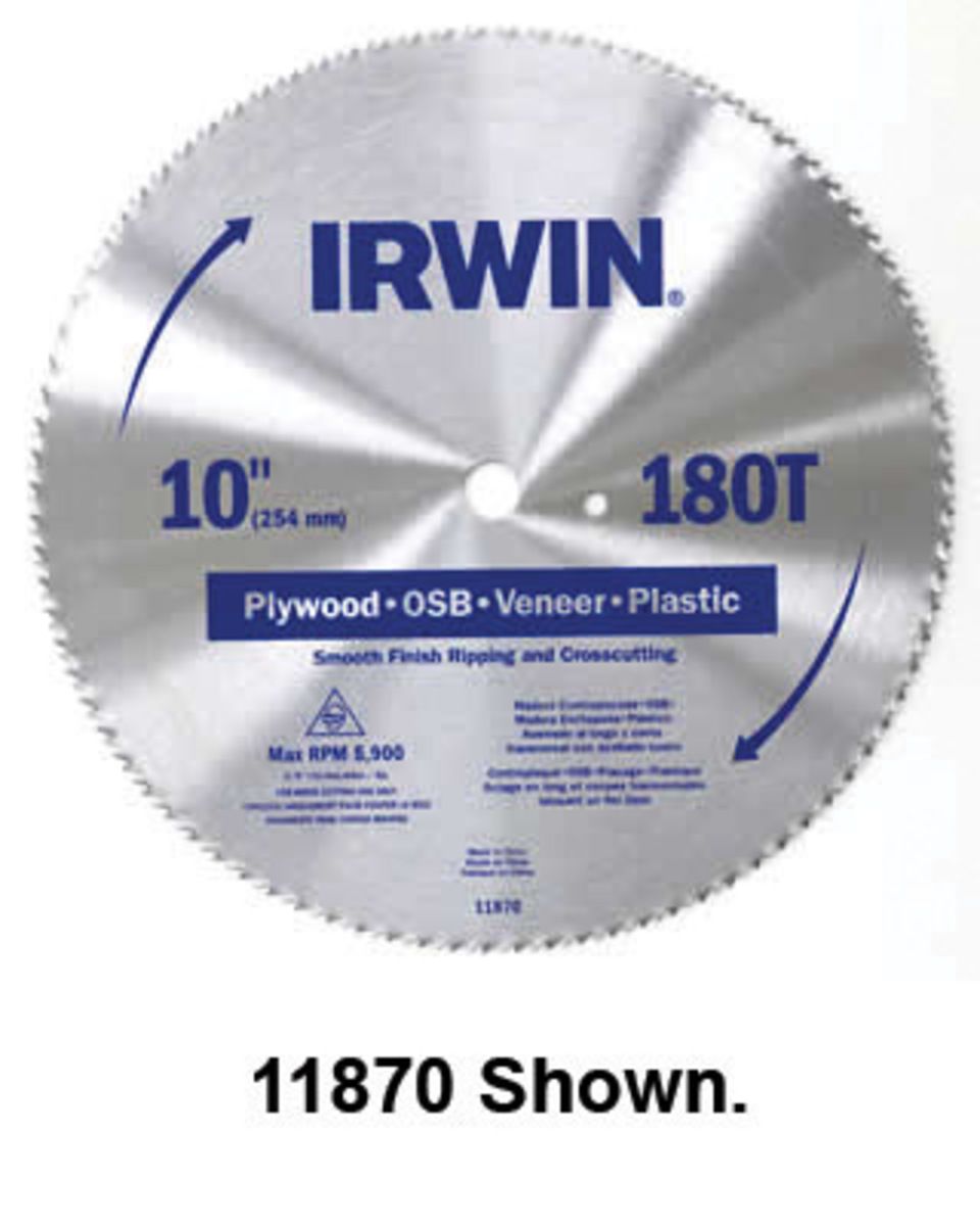 IRWIN� 7 1/4 IRWIN� 7 1/4" 140 Teeth High Carbon Steel Circular Saw Blade