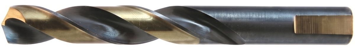 WALTER Drillco Nitro� Series 350N 5/16" X 4" X 5/16" 3-Flat Shank Black & Gold Coated Mechanics Length Drill Bit