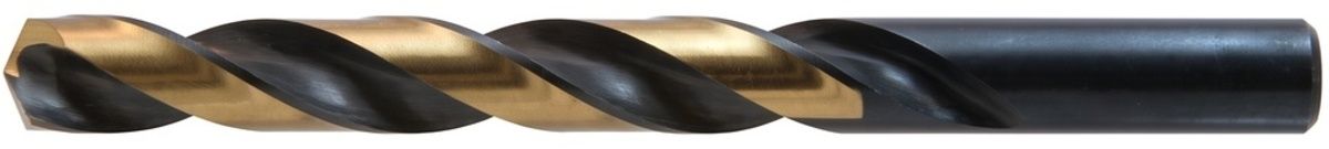 WALTER Drillco Nitro� Series 400N 17/64 WALTER Drillco Nitro� Series 400N 17/64" X 4.125" X 17/64" Straight Shank Black & Gold Coated Jobber Length Drill Bit