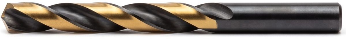 WALTER Drillco Nitro� Series 400N 15/32 WALTER Drillco Nitro� Series 400N 15/32" X 5.75" X 15/32" Straight Shank Black & Gold Coated Jobber Length Drill Bit