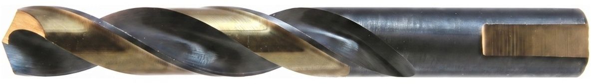 WALTER Drillco Nitro� Series 350N 7/32" X 3.25" X 7/32" 3-Flat Shank Black & Gold Coated Mechanics Length Drill Bit