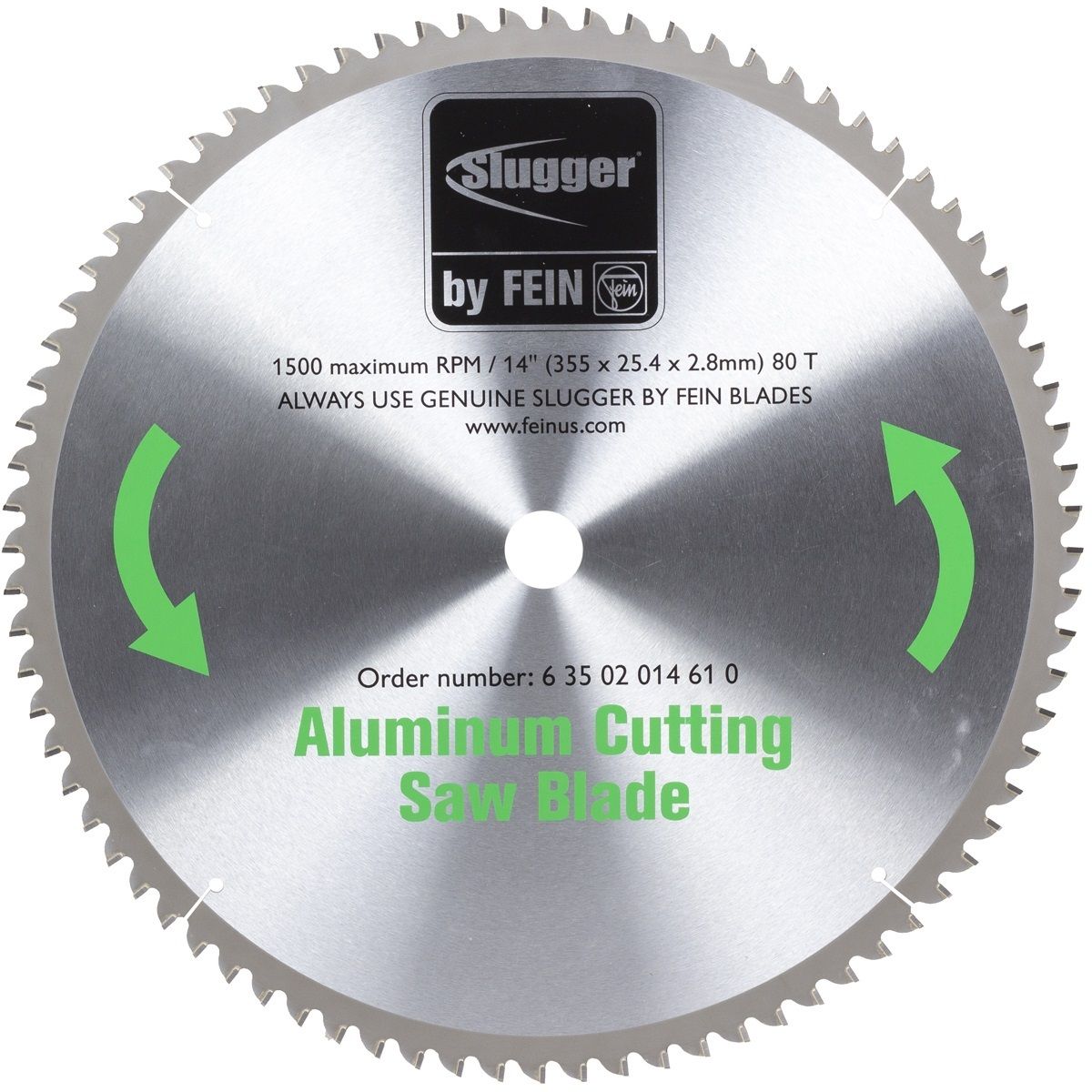 Fein Slugger 9 Fein Slugger 9" Stainless Steel Metal Cutting Saw Blade 60 Teeth