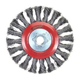 Norton® 4 1/2 Norton® 4 1/2" X 5/8" - 11" BlueFire Carbon Steel Standard Twist Wheel Brush
