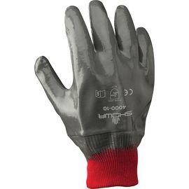 SHOWA™ Size 8 Light Nitrile Full Coated Work Gloves With Interlcok Cotton Liner And Knit Wrist