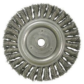 Weiler® 6 Weiler® 6" X 5/8" - 11" Roughneck® Steel Knot Wire Wheel Brush