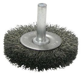 Weiler® 2 Weiler® 2" X 1/4" Weiler® Steel Crimped Wire Radial Wheel Brush
