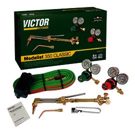 Victor® Medalist® 350 Heavy Duty Acetylene Welding/Cutting Outfit CGA-540/CGA-510 Victor® Medalist® 350 Heavy Duty Acetylene Welding/Cutting Outfit CGA-540/CGA-510