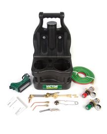 Victor® Light Duty Oxygen/Acetylene Cutting/Welding Portable Tote Outfit CGA-540/CGA-202 Victor® Light Duty Oxygen/Acetylene Cutting/Welding Portable Tote Outfit CGA-540/CGA-202