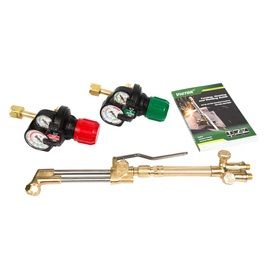 Victor® Journeyman® Select EDGE™ 2.1 Heavy Duty Acetylene/Oxygen Cutting/Heating/Welding Outfit CGA-540/CGA-510 Victor® Journeyman® Select EDGE™ 2.1 Heavy Duty Acetylene/Oxygen Cutting/Heating/Welding Outfit CGA-540/CGA-510