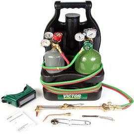 Victor® Light Duty Oxygen/Acetylene Cutting/Welding Portable Tote Outfit Victor® Light Duty Oxygen/Acetylene Cutting/Welding Portable Tote Outfit