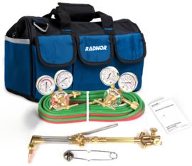 RADNOR™ Model 450-510 Super Victor® Heavy Duty Acetylene Cutting/Welding Outfit CGA-510