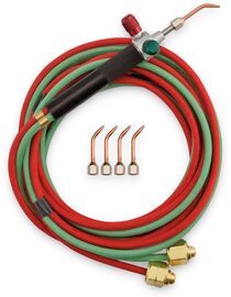 Miller® Little Torch™ Light Duty Acetylene/Hydrogen/Propane/Propylene/Natural Gas Cutting/Heating/Welding Outfit With Australian hose connection Miller® Little Torch™ Light Duty Acetylene/Hydrogen/Propane/Propylene/Natural Gas Cutting/Heating/Welding Outfit With Australian hose connection