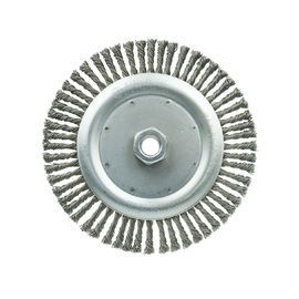 Weiler® 7" X 5/8" - 11" Wolverine™ Steel Knot Wire Wheel Brush