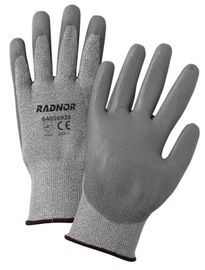 RADNOR™ Small 13 Gauge Polyethylene Cut Resistant Gloves With Polyurethane Coated Palm And Finger