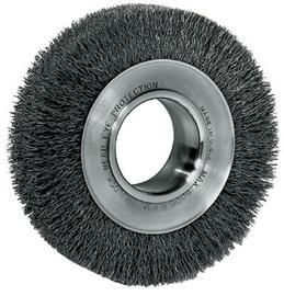 Weiler® 6" X 2" Weiler® Stainless Steel Crimped Wire Wheel Brush