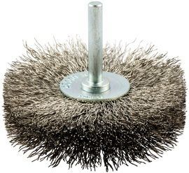 Norton® 3" X 1/4" BlueFire Crimped Stainless Steel Wheel Brush