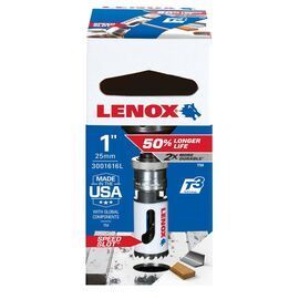 Lenox® Speed Slot® 1 Lenox® Speed Slot® 1" Bi-Metal Hole Saw 4/5 Variable Pitch Teeth Per Inch