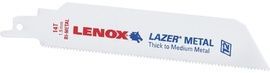 Lenox® Lazer®/T2™ Technology 1 Lenox® Lazer®/T2™ Technology 1" X .042" X 9" Bi-Metal Reciprocating Saw Blade 18 Teeth Per Inch