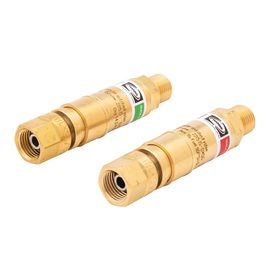 Harris® FlashGuard® Model 88-26 FBT (R&L) Fuel Gas And Oxygen Flashback Arrestor Set
