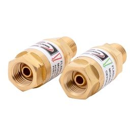 Harris® FlashGuard® Model 88-5 FBTA (R&L) Fuel Gas And Oxygen Flashback Arrestor Set