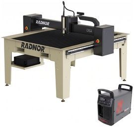 RADNOR™ 4' X 4' Cutting Table With Hypertherm® Powermax85 SYNC® Plasma Cutter And FlashCut® CNC Software RADNOR™ 4' X 4' Cutting Table With Hypertherm® Powermax85 SYNC® Plasma Cutter And FlashCut® CNC Software