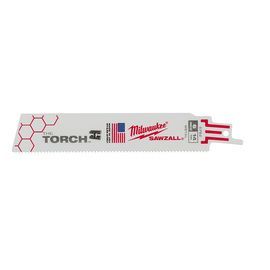 Milwaukee® SAWZALL®/THE TORCH™ 1 Milwaukee® SAWZALL®/THE TORCH™ 1" X .042" X 6" Bi-Metal/Demolition Reciprocating Saw Blade 14 Teeth Per Inch
