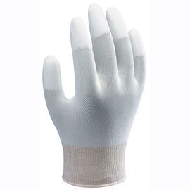 SHOWA™ Large 13 Gauge Polyurethane Fingertip Coated Work Gloves With Nylon Knit Liner And Knit Wrist