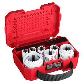Milwaukee® HOLE DOZER™/Rip Guard™ 3/4" - 2 1/8" X 2 3/4" Bi-Metal/General Purpose Hole Saw Kit 3.5 Teeth Per Inch