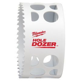 Milwaukee® HOLE DOZER™/Rip Guard™ 3 1/2 Milwaukee® HOLE DOZER™/Rip Guard™ 3 1/2" X 4" Bi-Metal Hole Saw 3.5 Teeth Per Inch