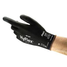 Ansell Size 6 HyFlex® 48-101 13 Gauge Polyurethane Palm Coated Work Gloves With Nylon Liner And Knit Wrist