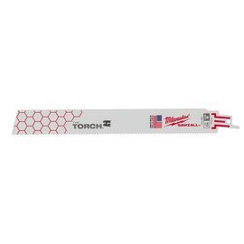 Milwaukee® SAWZALL®/THE TORCH™ 1 Milwaukee® SAWZALL®/THE TORCH™ 1" X .042" X 9" Bi-Metal/Demolition Reciprocating Saw Blade 10 Teeth Per Inch