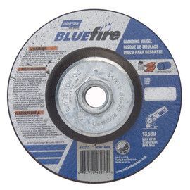 Norton® 4.5 Norton® 4.5" X 1/4" X 5/8" - 11" BlueFire® Extra Coarse Grit Zirconia Alumina Type 27 Depressed Center Grinding Wheel