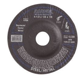 RADNOR™ 4.5 RADNOR™ 4.5" X 1/8" X 7/8" Aluminum Oxide Depressed Center Type 27 Grinding And Cut-Off Wheel