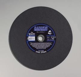 RADNOR™ 14" X 3/32" X 1" Aluminum Oxide Type 1 Cut-Off Wheel