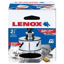 Lenox® Speed Slot® 2 7/8 Lenox® Speed Slot® 2 7/8" Bi-Metal Hole Saw 4/5 Variable Pitch Teeth Per Inch