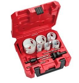Milwaukee® HOLE DOZER™/Rip Guard™ 7/8" - 2 1/2" X 2 3/4" Bi-Metal/General Purpose Hole Saw Kit 3.5 Teeth Per Inch