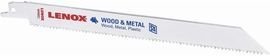 Lenox® 7/16 Lenox® 7/16" X .050" X 6" Bi-Metal Reciprocating Saw Blade 6 Tuff Tooth™ Teeth Per Inch