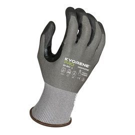 Armor Guys X-Small 18 Gauge Black And Gray Polyurethane Palm Coated Work Gloves With Gray Kyorene® Pro Liner And Knit Wrist