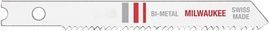 Milwaukee® 9/32" X 2 3/4" Bi-Metal/Metal Cutting Jig Saw Blade 18 Teeth Per Inch