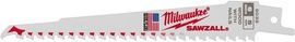 Milwaukee® SAWZALL® 3/4" X .05" X 6" Bi-Metal/Wood Cutting Reciprocating Saw Blade 5 Teeth Per Inch